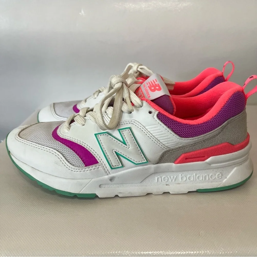 New Balance CW997 HMA Classic White Pink Sneakers